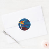 Sticker Rond luchador (Enveloppe)
