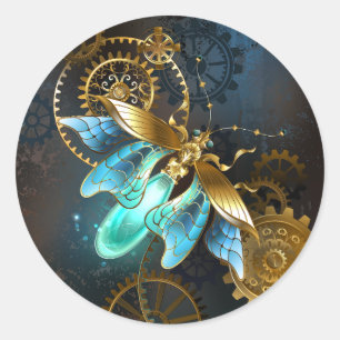 Sticker Rond Luciole de vapeur