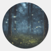 Sticker Rond lucioles (Devant)