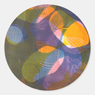 Sticker Rond Lucioles I