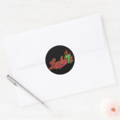 Sticker Rond Lucky 7 - Bonne chance (Enveloppe)