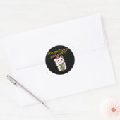 Sticker Rond Lucky Cat Whisperer (Enveloppe)
