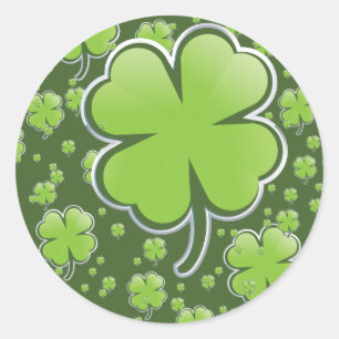 Sticker Rond Lucky Charms
