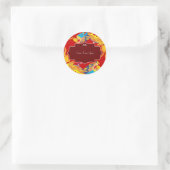 Sticker Rond Lucky Chinese Dragon (Sac)