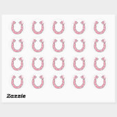 Sticker Rond Lucky Horseshoe - SRF (Feuille)