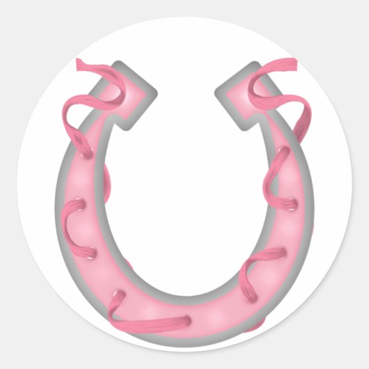 Sticker Rond Lucky Horseshoe - SRF (Devant)