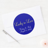Sticker Rond Lucky in Love (Enveloppe)