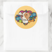 Sticker Rond Lucky in Love (Sac)