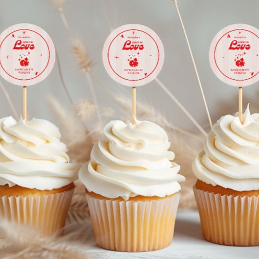 Sticker Rond Lucky In Love Bachelorette Week-end