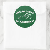 Sticker Rond Lucky Kentucky (Sac)