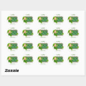 Sticker Rond Lucky Leprechaun (Feuille)