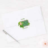 Sticker Rond Lucky Leprechaun (Enveloppe)