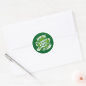 Sticker Rond Lucky Vibes Only – Saint Patrick’s Day 2026 (Enveloppe)
