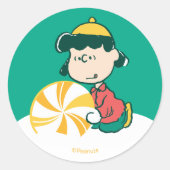 Sticker Rond Lucy Pepperment Candy (Devant)