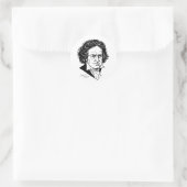 Sticker Rond Ludwig van Beethoven (Sac)