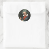 Sticker Rond Ludwig van Beethoven, 1820 (Sac)