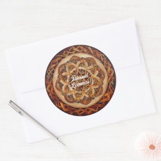 Sticker Rond Lughnasadh Party Collection - Nordica Vintage