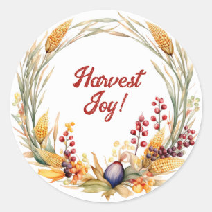 Sticker Rond Lughnasadh Party Collection - Nordica Vintage