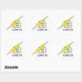 STICKER ROND LUKE 25 (Feuille)