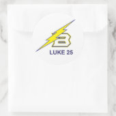 STICKER ROND LUKE 25 (Sac)