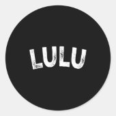 Sticker Rond Lulu  (Devant)