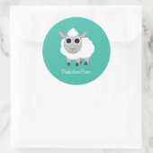 Sticker Rond Lulu le mouton (Sac)