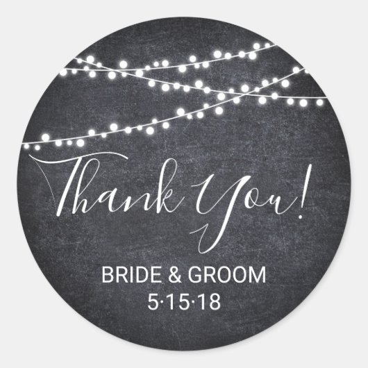 Sticker Rond Lumière de chaîne sur le tableau de bord en faveur (Devant)