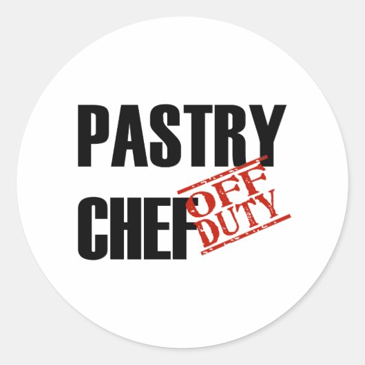 STICKER ROND LUMIÈRE EN CHEF PASTEUR HORS SERVICE (Devant)