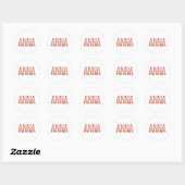 Sticker Rond Lumières Anna Marquee (Feuille)