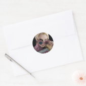 Sticker Rond Luna Lovegood Surplombe Les Lunettes (Enveloppe)