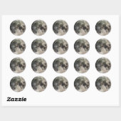 Sticker Rond Lune (Feuille)