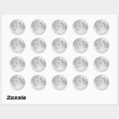 Sticker Rond Lune (Feuille)