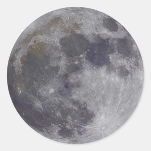 Sticker Rond Lune