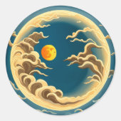 Sticker Rond Lune (Devant)