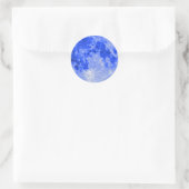 Sticker Rond Lune bleue (Sac)