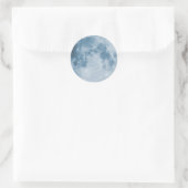 Sticker Rond Lune bleue (Sac)