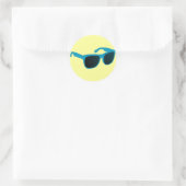 Sticker Rond lunettes de soleil (Sac)