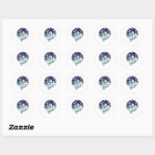 Sticker Rond L'univers (Feuille)