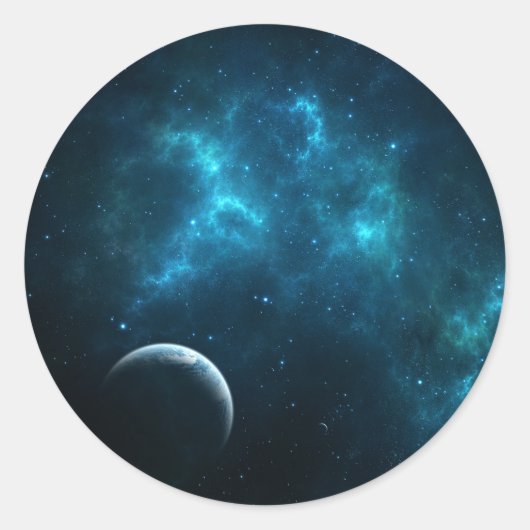 Sticker Rond L'univers (Devant)