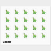 Sticker Rond Lupe Green (Feuille)