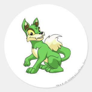 Sticker Rond Lupe Green