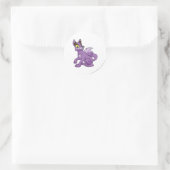 Sticker Rond Lupe violet (Sac)