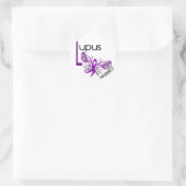 Sticker Rond Lupus BUTTERFLY 3.1 (Sac)
