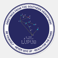 Lupus de constellation de l'hémisphère sud