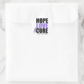 Sticker Rond Lupus Hope Love Cure (Sac)