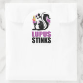 Sticker Rond Lupus Stinks (Sac)