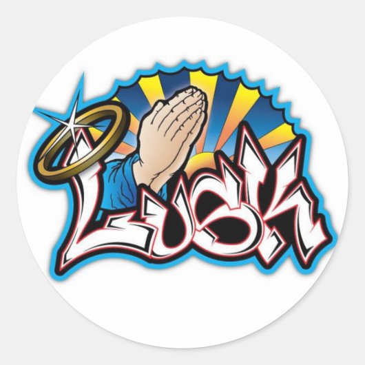 Sticker Rond Lusk (Devant)
