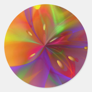 Sticker Rond Lustré Lily