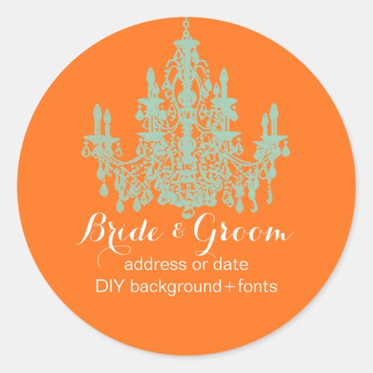 Sticker Rond Lustre vert PixDezines (Devant)