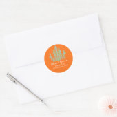 Sticker Rond Lustre vert PixDezines (Enveloppe)